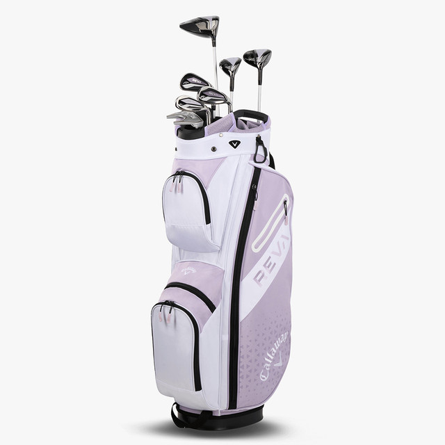 ★3-3：【レディース】▲ゴルフセット▲アイスクルーズ Callaway Lady Reva 25 Complete Golf Set - Eggplant - Maple Hill Golf